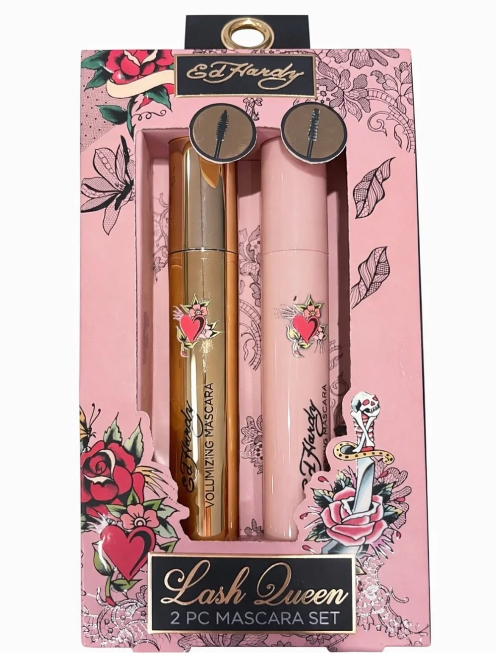 Ed Hardy Lash Queen 2-Pc Mascara Set — NIB
